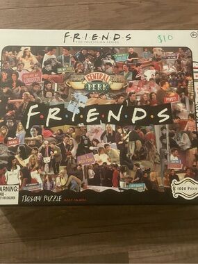 Jigsaw Friends Collage Puzzle by Jigsaw - Black Multicolor Box Art